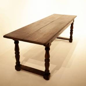 A 19th Century French Oak Dining Table
